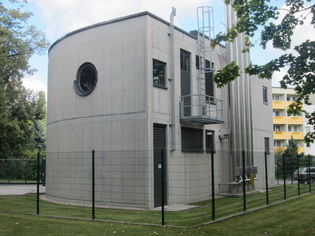 Aluminiumfenster in Freital Dresdner Strasse rund, wrmegedmmt fr Heizhaus